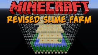 Minecraft Revised Chunk Based Slime Farm [upl. by Nylg]