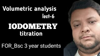 IODOMETRY TITRATION FOR BSC 3 YEAR [upl. by Hterrag]