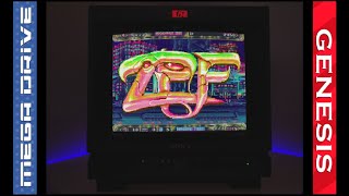 ZPF  Mega drive First look on a CRT [upl. by Ylecic]