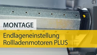 Anlernen Endlageneinstellung Rollladenmotor PLUS von Schellenberg [upl. by Orms]