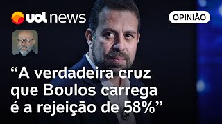 Datafolha em SP Rejeição de 58 no Datafolha torna Boulos inelegível  Josias de Souza [upl. by Norted]