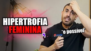 Hipertrofia feminina  O que é possível conseguir natural [upl. by Xylon]