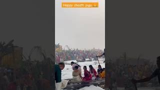 Yamuna river delhi 🙏 chaathpuja trending youtube viralshort video ❤️ [upl. by Virgy500]