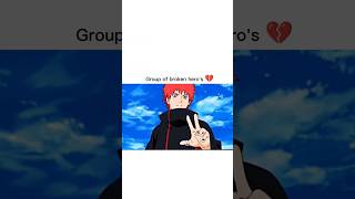 Group of broken heros 💔🤯 Akatsuki  anime naruto viral [upl. by Euqinor900]