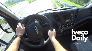 Iveco Daily 23 100 kW 136 HP HIMATIC  4K POV Test Drive 114 Joe Black [upl. by Notsirhc]