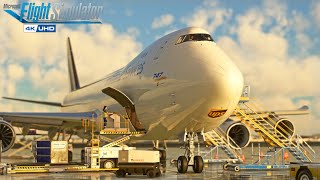 B7478F UPS  Dallas  Quito  Full Cargo Flight  MSFS 4K [upl. by Lenes325]