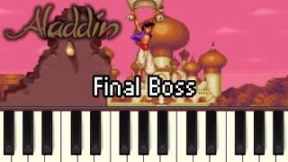 Final Boss  Aladdin Synthesia [upl. by Enuj]