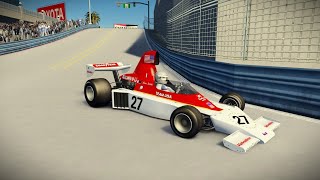 Assetto Corsa F1 1975 Parnelli VPJ4 at Long Beach M Andretti hotlap [upl. by Bittencourt580]