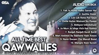 All Time Best Qawwalies  Audio Jukebox  Nusrat Fateh Ali Khan  Complete Qawwalies  OSA Worldwide [upl. by Dillon]