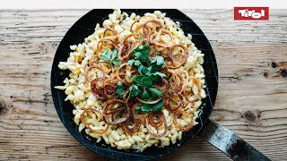 Käsespätzle Das allerbeste Tiroler Kasspatzln Rezept 👨🍳 [upl. by Cecil]