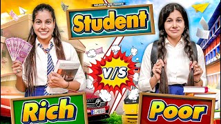 School Life  Rich Vs Normal  Sanjhalika Vlog [upl. by Ap]