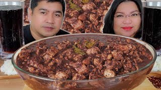 PORK DINUGUAN  COOKING MUKBANG  FILIPINO FOOD [upl. by Starlene980]