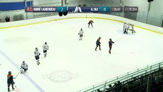 RSEQ Hockey masculin 🏒 AndréLaurendeau  Alma 10272024 [upl. by Bobina604]