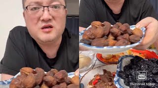 Mukbang HAKIKIAsam dan lezat Ximei Gan Xinjiang [upl. by Halyhs]