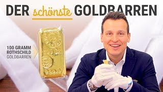 Der schönste Goldbarren 🏆 100g Rothschild Gold [upl. by Templeton99]