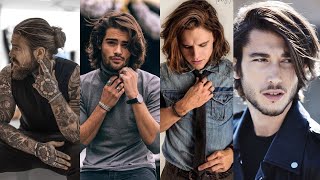 50 long hairstyle ideas for Mens  long hairstyle ideas for menboys  hairstyle longhair [upl. by Akahc]