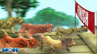 Big Cat Race  Big Cat Faceoff S1  SPORE [upl. by Kiernan245]