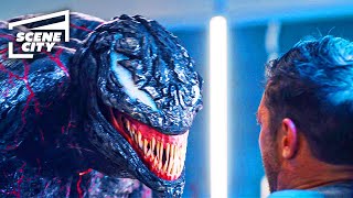 Venom Riot Interrogates Eddie Tom Hardy Riz Ahmen HD Movie Clip  With Captions [upl. by Richmal859]