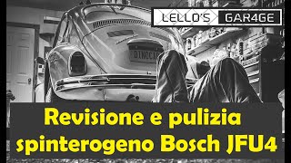 Volkswagen Maggiolino 1200  Revisione e pulizia spinterogeno Bosch JFU4  Distributor overhaul [upl. by Nagud]