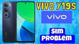 Sim Problem Vivo Y19s  How to solve sim issues  Sim not working  Sim problem solved [upl. by Ylrebnik]