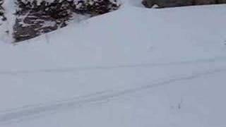 peters snowmobile crash [upl. by Chere]