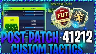 BEST META ELITE 41212 WIDE CUSTOM TACTICS  PLAYER INSTRUCTIONS  FIFA22 ULTIMATE TEAM [upl. by Robison80]