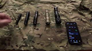 EDC Flashlight comparison [upl. by Seena]