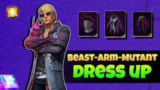 Top 5 😍 Beast Arm Mutant Bundle Combination  Free Fire Dress Combination  freefire [upl. by Nedla]