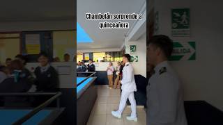 Chambelán sorprende a quinceañera CruceDeEspadas sorpresasinolvidables LaGuardiaDorada [upl. by Dnomayd]