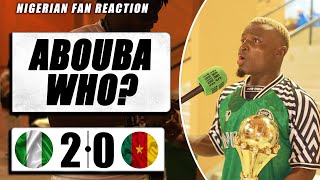 NIGERIA 20 CAMEROON  Godfrey  NIGERIAN FAN REACTION  AFCON 2023 HIGHLIGHTS [upl. by Amol897]