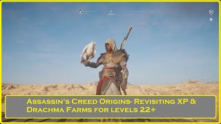 Assassins Creed Origins XP amp Drachma Tips [upl. by Howlend784]