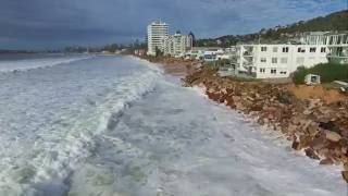 NARRABEENCOLLAROY COASTAL EROSION 2016 [upl. by Allwein]