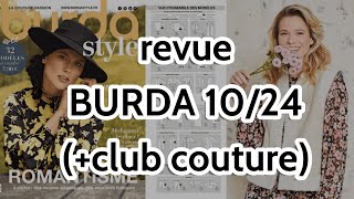 REVUE BURDA1024  club couture [upl. by Atiuqahc]