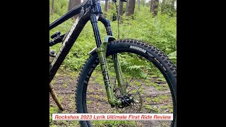 Is the 2023 Lyrik Ultimate really that good First Ride Review [upl. by Roana26]