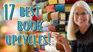 DIY 17 Unique Book Upcycling Ideas [upl. by Naejamron]