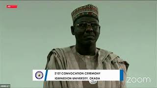 Igbinedion 21st Convocation Ceremony [upl. by Ileana368]