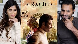 EE RAATHALE Lyrical Video Song REACTION  Radhe Shyam  Prabhas Pooja Hegde [upl. by Riordan]