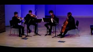 Ravel String Quartet in F Major Allegro Moderato  KJSO Principal Quartet 2024 MSBOA Spring Honors [upl. by Dimo]