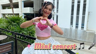 Mini Concert Live Street Karaoke  Thai Street Food LIVE  Noodle Lady Oil in Bangkok Thailand [upl. by Princess424]