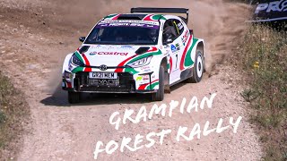 Grampian Forest Rally 2024  Top BRC Gravel Action [upl. by Nadoj]