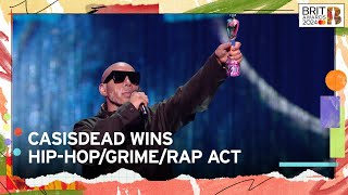 CASISDEAD Stunned At His Debut BRIT Win  The BRIT Awards 2024 [upl. by Hallee54]