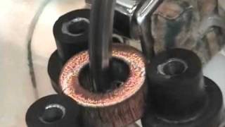 Toroidal winding machine for thin wire [upl. by Atteniuq]