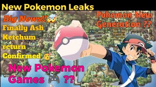 Pokemon New Leaks 2024  New Pokemon Updates  Ash return Confirmed  Zera Voltage Telugu [upl. by Nutter]