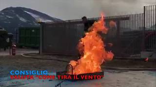 Corso antincendio prova pratica di spegnimento [upl. by Dustan]