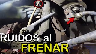 5 PARTES de SUSPENSION que al FRENAR provocan CRUJIDOS o GOLPETEOS metalicos [upl. by Vale215]