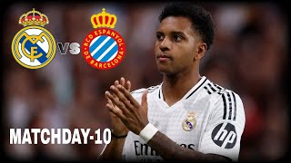 Real Madrid CF VS RCD Espanyol । Matchday  10 । La Liga । eFootball™24 official [upl. by Emilie]