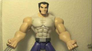 Xmen Origins Wolverine Slashing Action Wolverine Talking Movie Figure Toy Review [upl. by Kassey464]