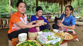 250 Days Harvest Agricultural  Crab Mango Banana  Go To Market Sell  Cooking With Lý Thị Ca [upl. by Ardnayek]