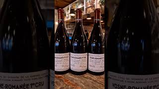 2019 Domaine de la RomanéeConti VosneRomanée 1st Cru line up 🍾 dudewithwines romaneeconti [upl. by Lleda116]