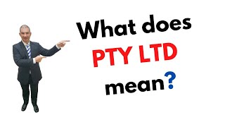 What does Pty Ltd mean [upl. by Vange]